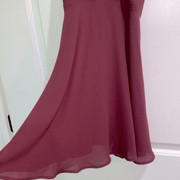 Express burgundy dress size 0 new with tags - Picture 3 of 12